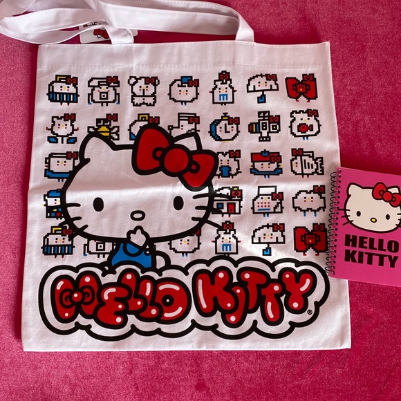 Hello Kitty Tote Bag & Mini Notebook💕 - Picture 7 of 7